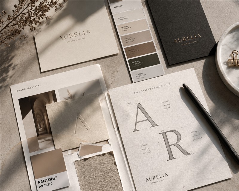 Brand Identity process and collateral